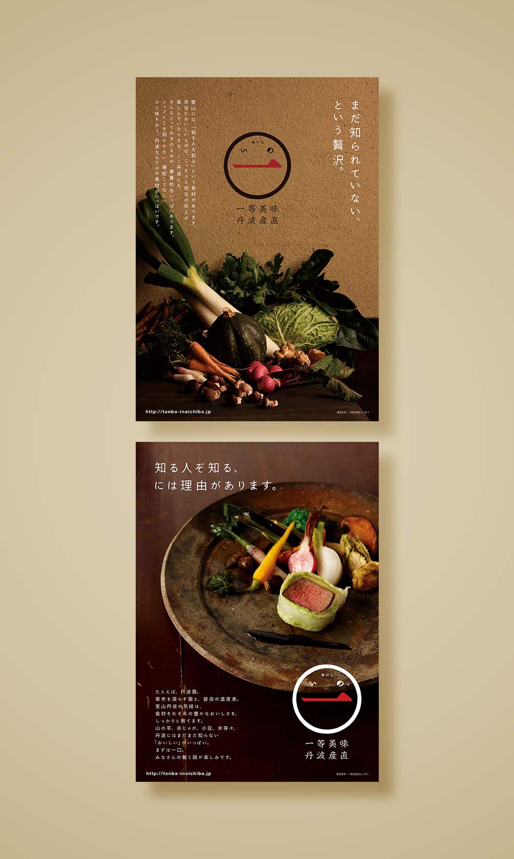 丹波篠山特産のPRパンフレット