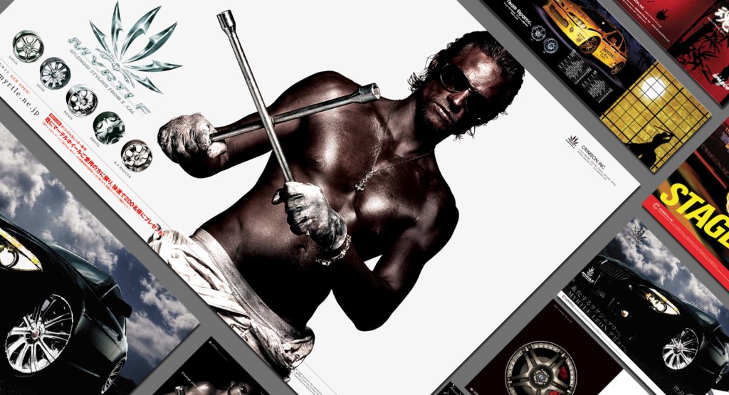 ホイールメーカーの販売促進デザイン