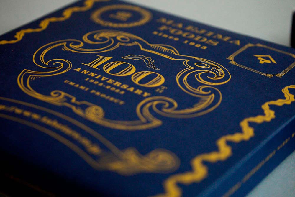 100周年記念のチョコ昆布パッケージデザイン